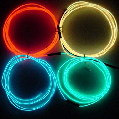 Fios eletrolumniescentes
Fios eletrolumniescentes