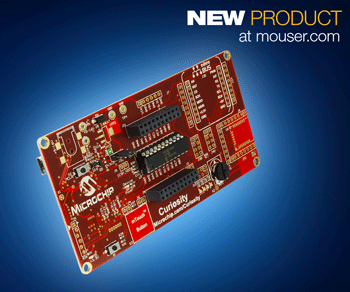Placa de desarrollo disponible en Mouser
Placa de desarrollo disponible en Mouser