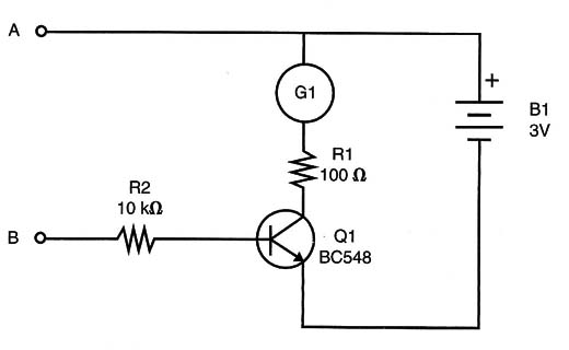 Figure 12 - Using an arnplifier to increase the sensitivity of the galvanometer.
Figure 12 - Using an arnplifier to increase the sensitivity of the galvanometer.