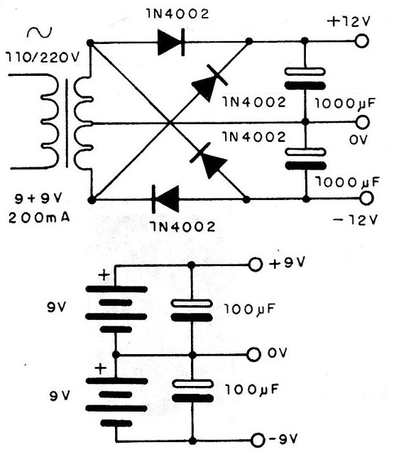 Figura 1 - Fuente para el circuito
Figura 1 - Fuente para el circuito
