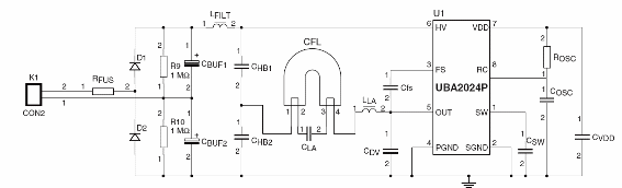 Figura 2 - Circuito con doblador de tensión
Figura 2 - Circuito con doblador de tensión
