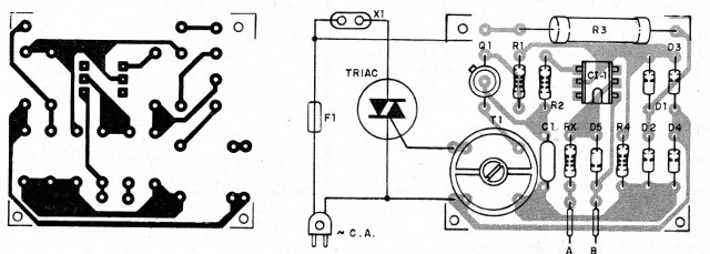 Figura 4 - Montaje en placa
Figura 4 - Montaje en placa