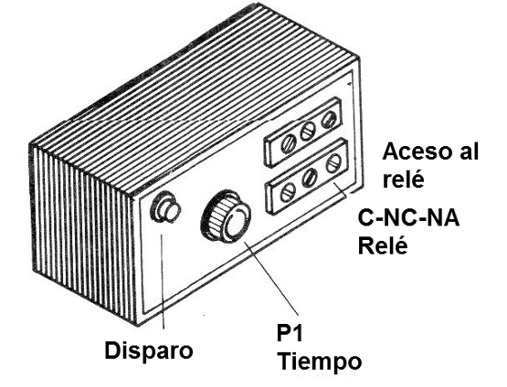 Figura 3 - Sugerencia de caja para el montaje
Figura 3 - Sugerencia de caja para el montaje