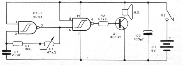 Figura 1 - Diagrama del oscilador
Figura 1 - Diagrama del oscilador