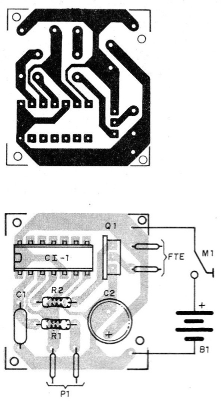 Figura 2 - Placa para el montaje
Figura 2 - Placa para el montaje