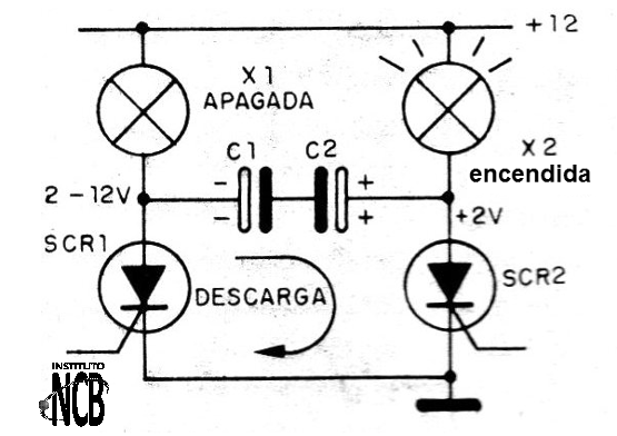Figura 3 - Conmutación de las lámparas
Figura 3 - Conmutación de las lámparas