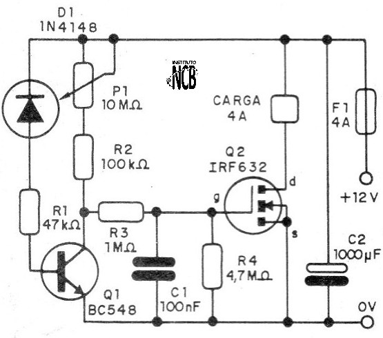 Figura 4 - Circuito del termostato
Figura 4 - Circuito del termostato