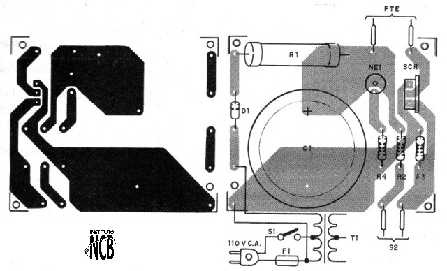Figura 5 - Placa para la versión 2
Figura 5 - Placa para la versión 2