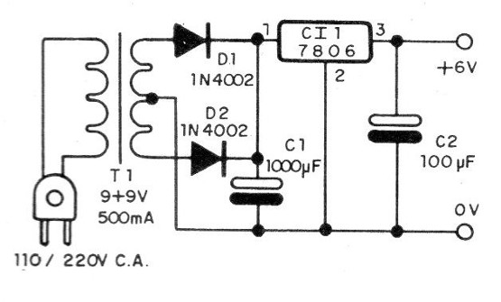 Figura 3 - Fuente para la alarma
Figura 3 - Fuente para la alarma