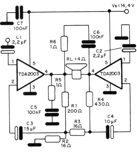 Figura 6 - Configuración en puente
Figura 6 - Configuración en puente
