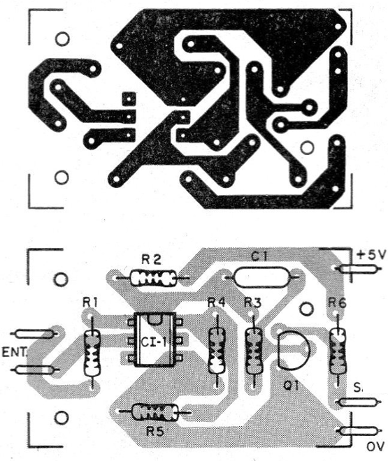 Figura 3 - Disposición de los componentes en una placa de circuito impreso
Figura 3 - Disposición de los componentes en una placa de circuito impreso