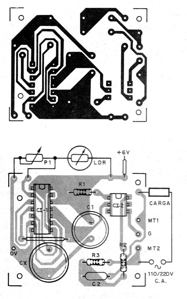 Figura 2 - Placa para el montaje
Figura 2 - Placa para el montaje