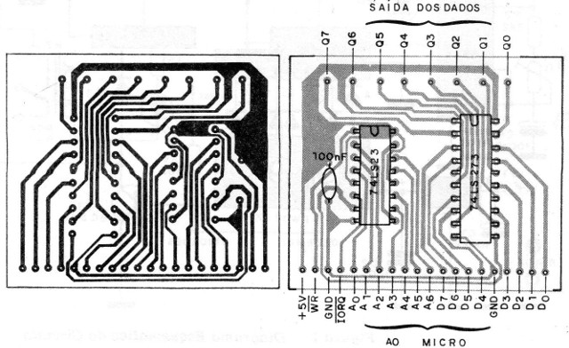 Figura 2 - placa de circuito impreso para el proyecto
Figura 2 - placa de circuito impreso para el proyecto