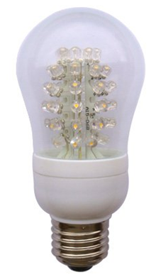 Figura 1 - Lámpara de LED con formato A19
Figura 1 - Lámpara de LED con formato A19