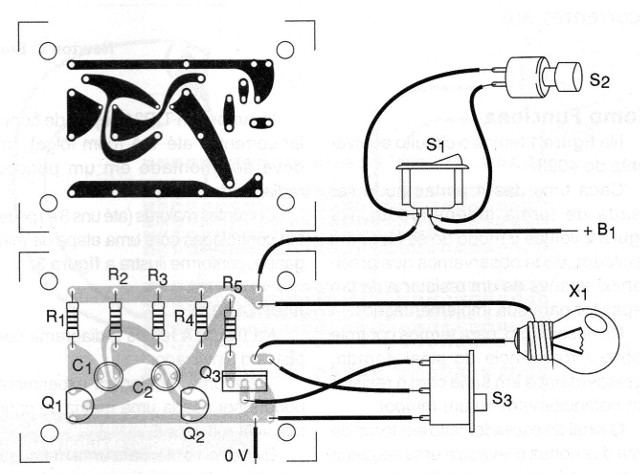 Figura 3 - Montaje en placa de circuito impreso
Figura 3 - Montaje en placa de circuito impreso