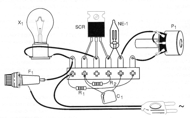 Figura 2 - Montaje simplificado mediante puente de terminales
Figura 2 - Montaje simplificado mediante puente de terminales
