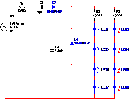 Figura 6 - Capacitor para evitar el efecto estroboscópico
Figura 6 - Capacitor para evitar el efecto estroboscópico