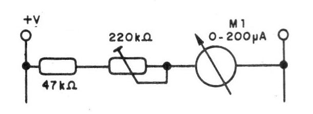 Figura 7 - Conexión del instrumento indicador de tensión
Figura 7 - Conexión del instrumento indicador de tensión