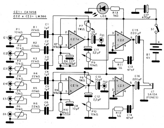 Figura 2 - Diagrama completo del mezclador
Figura 2 - Diagrama completo del mezclador