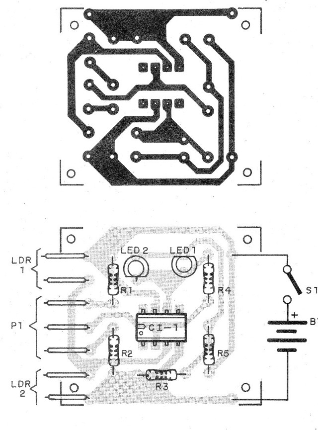 Figura 3 - Estándar para la placa de circuito impreso
Figura 3 - Estándar para la placa de circuito impreso