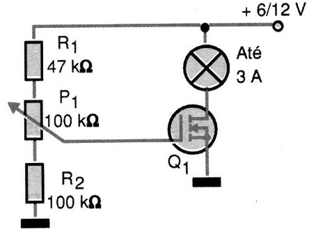 Fig. 7 - La carga puede ser un elemento de calentamiento o un motor DC.
Fig. 7 - La carga puede ser un elemento de calentamiento o un motor DC.