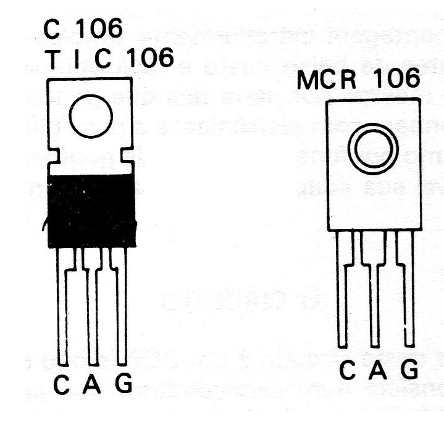 Figura 2 - SCR comunes de bajo costo
Figura 2 - SCR comunes de bajo costo
