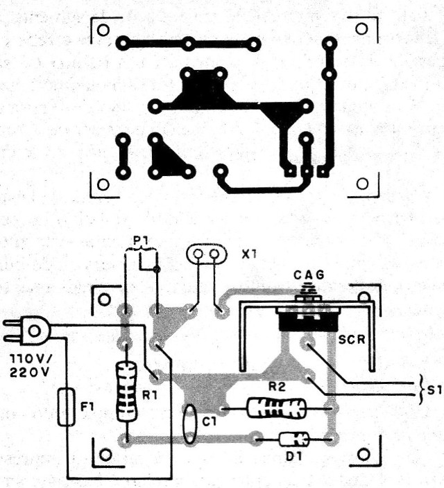 Figura 4 - Placa para el montaje
Figura 4 - Placa para el montaje