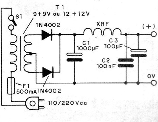 Figura 5 - Fuente de alimentación para el booster
Figura 5 - Fuente de alimentación para el booster