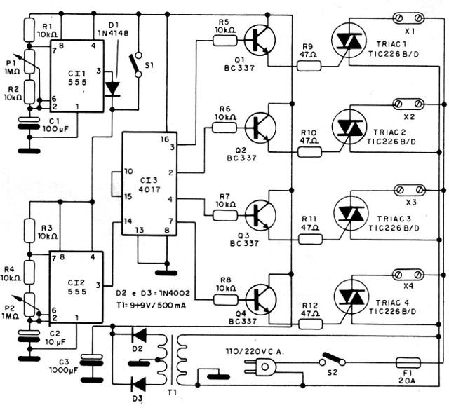 Figura 4 - Circuito para el proyecto 1
Figura 4 - Circuito para el proyecto 1