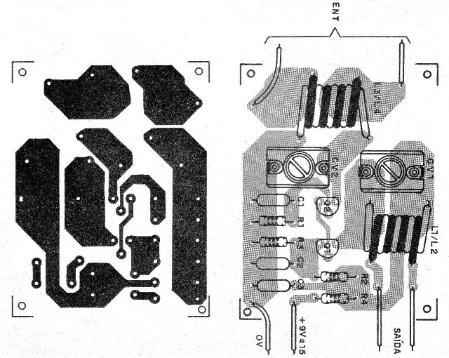 Figura 2 - Placa de circuito impreso para el montaje
Figura 2 - Placa de circuito impreso para el montaje