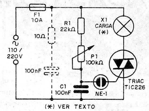 Figura 2- Diagrama completo del dimmer
Figura 2- Diagrama completo del dimmer