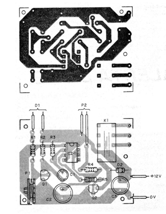 Figura 4 - Placa de circuito impreso para el receptor
Figura 4 - Placa de circuito impreso para el receptor
