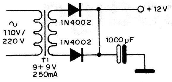 Figura 4 - Fuente para el circuito
Figura 4 - Fuente para el circuito