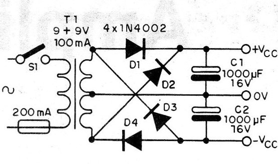 Figura 5 - Fuente para el circuito
Figura 5 - Fuente para el circuito