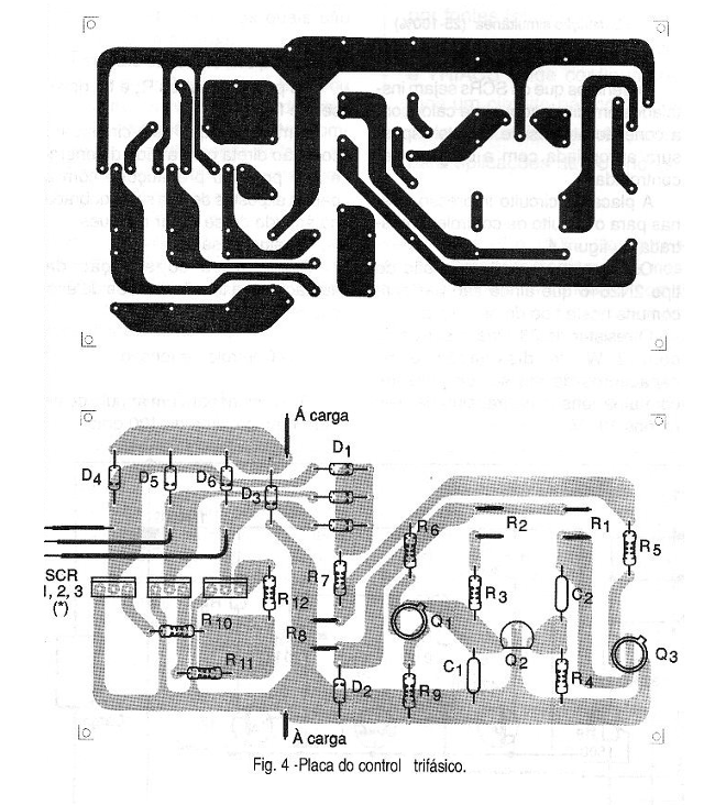 Figura 4 – Placa do control trifasico
Figura 4 – Placa do control trifasico