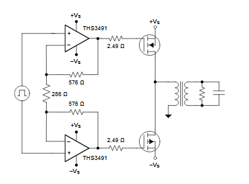 Excitación de MOSFETs
Excitación de MOSFETs
