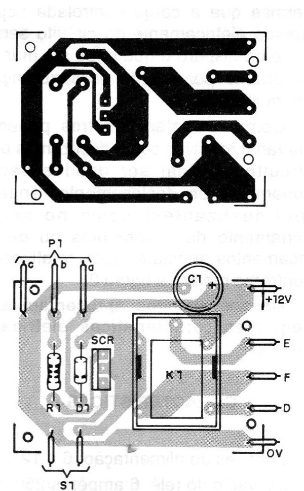Figura 8 – Placa para este circuito
Figura 8 – Placa para este circuito