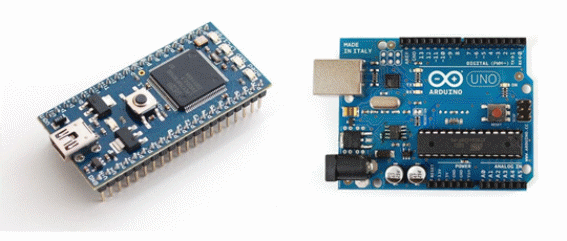 Figura 2 – Microcontrolador y shield
Figura 2 – Microcontrolador y shield