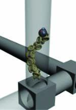 Figura 2 – Sistema del Pipe Robot, que imita el movimiento de arrastrarse de una culebra.
Figura 2 – Sistema del Pipe Robot, que imita el movimiento de arrastrarse de una culebra.