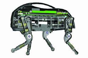 Figura 9 – La estructura del LittleDog, el hermano más pequeño del BigDog.
Figura 9 – La estructura del LittleDog, el hermano más pequeño del BigDog.