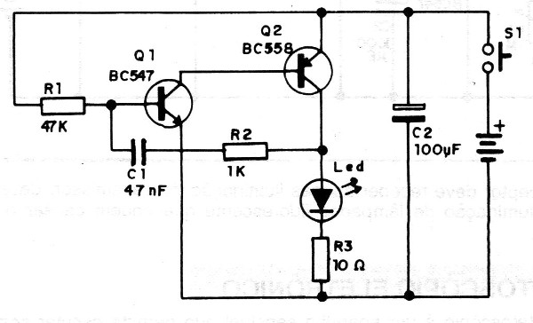 Figura 1 - Diagrama del transmisor infrarrojo
Figura 1 - Diagrama del transmisor infrarrojo
