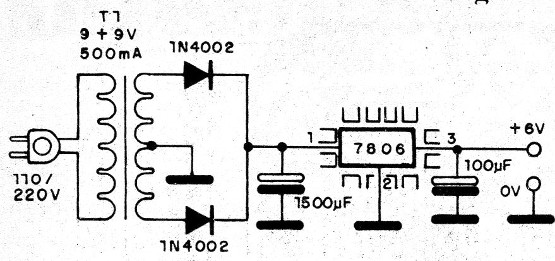 Figura 4 - Fuente de alimentación para el aparato
Figura 4 - Fuente de alimentación para el aparato