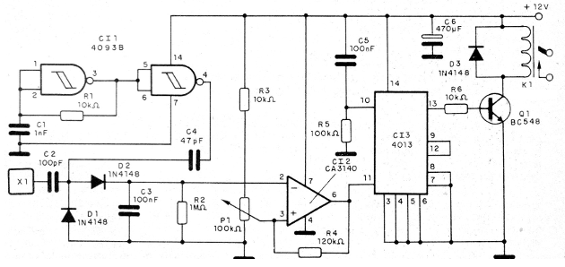 Figura 2 - Diagrama de la llave capacitiva
Figura 2 - Diagrama de la llave capacitiva