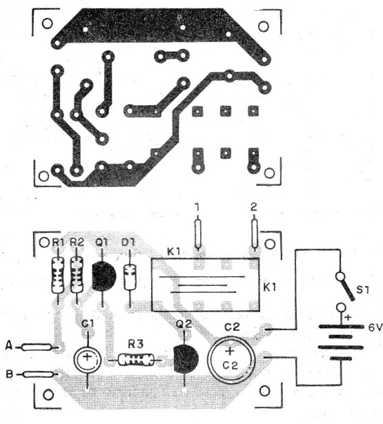 Figura 6 - Placa de circuito impreso para el montaje
Figura 6 - Placa de circuito impreso para el montaje