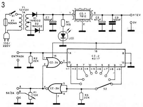 Figura 3 - Diagrama del divisor
Figura 3 - Diagrama del divisor