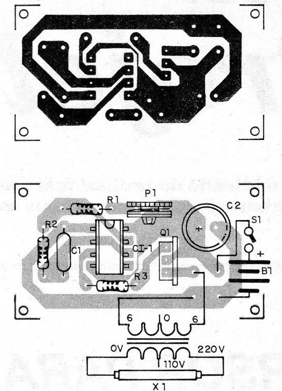 Figura 2 - Montaje en placa
Figura 2 - Montaje en placa