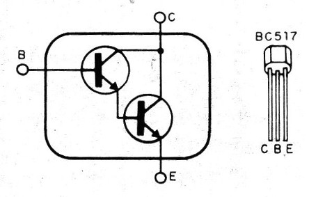 Figura 2 - Supertransistor o Darlington
Figura 2 - Supertransistor o Darlington
