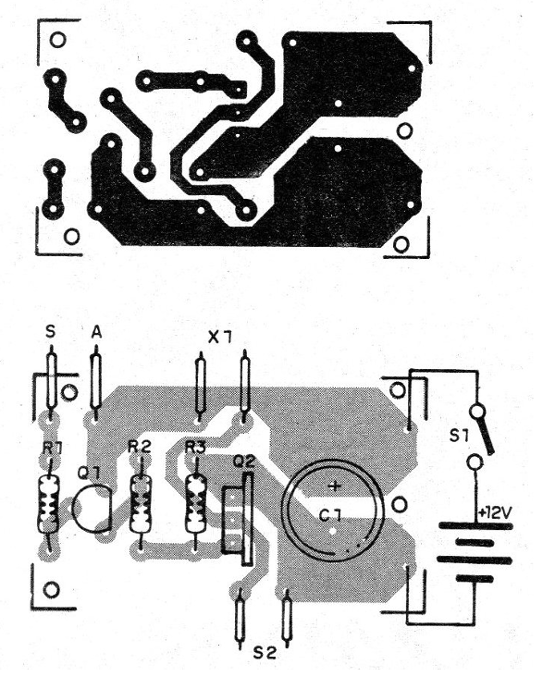 Figura 13 - Placa para el interruptor de timbre
Figura 13 - Placa para el interruptor de timbre
