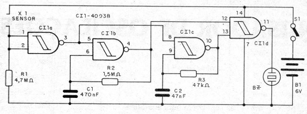 Figura1 - Diagrama de la alarma
Figura1 - Diagrama de la alarma