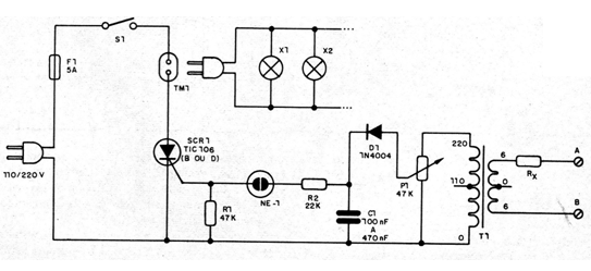 Figura 1 - Diagrama completo del aparato
Figura 1 - Diagrama completo del aparato